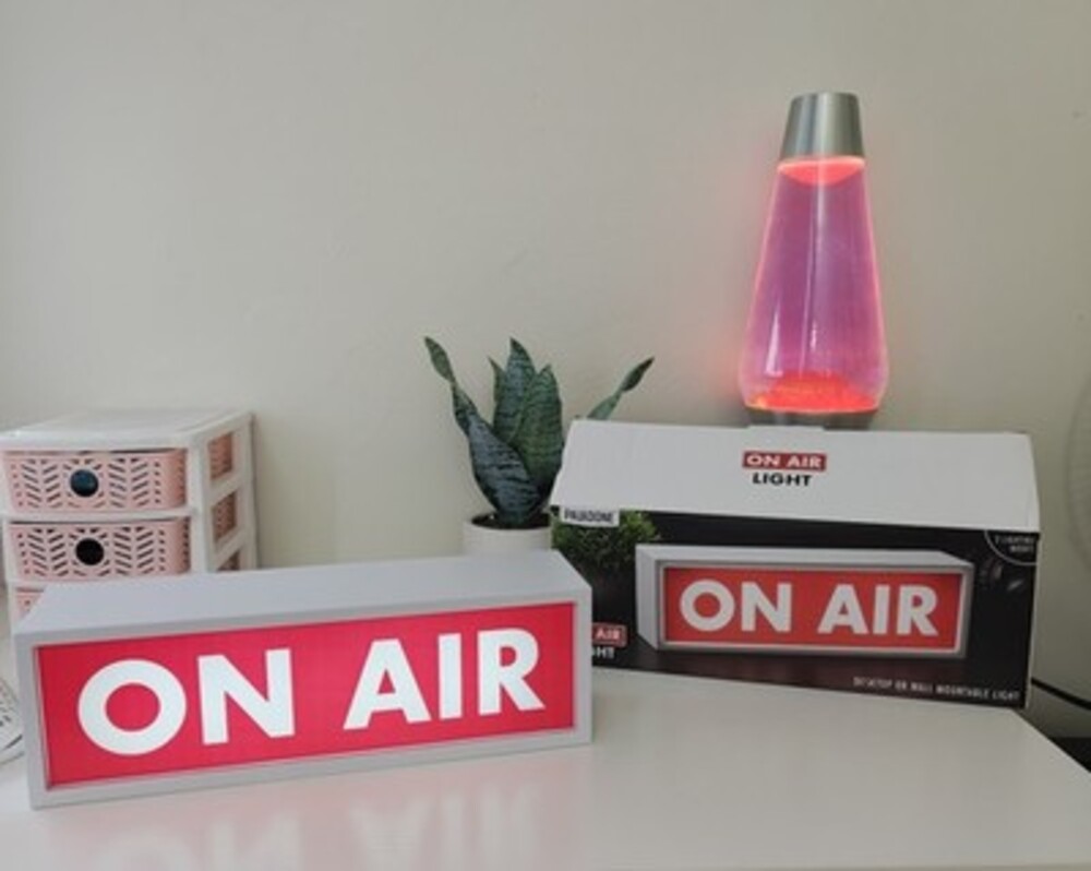 On Air Light Paladone Desktop Or Wall Mountable 2 Light Modes Tik Tok You Tube